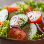 Summer Bites: Tomato and Cucumber Salad