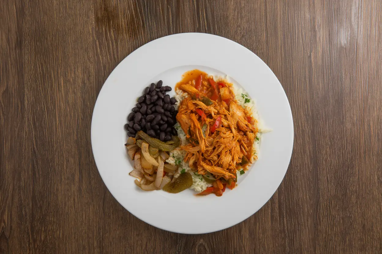 Burrito Bowl With Shredded Chicken