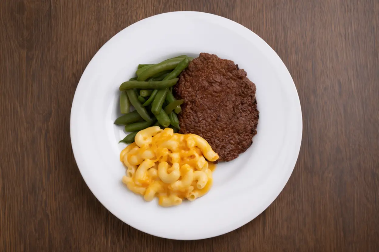 Grilled Hamburger With Wheat Bun
