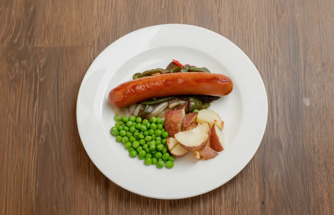 Smoked Pork Sausage With Peppers And Onions